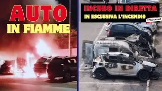 Un brutto risveglio, auto distrutte dalle fiamme a Gavardo
