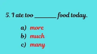 Basic Level Grammar Quiz | 10 QUESTIONS | Choose the Correct Option