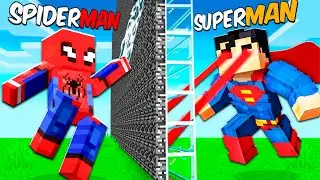 Hice Trampas en Batalla de SUPERHEROES en Minecraft!