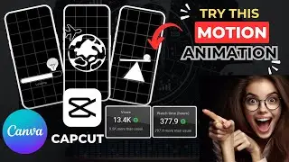 Make Viral Motion Graphics Animations with CapCut and Canva | Capcut Tutorial