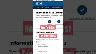 IRS Form W-4 | How To Adjust your Tax Withholding #irstaxes #taxform #taxrefund #money