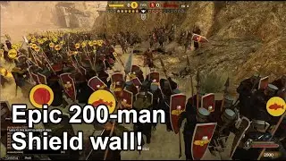 Breaking the player-cap record with 520 players - Epic 200-man shield wall!
