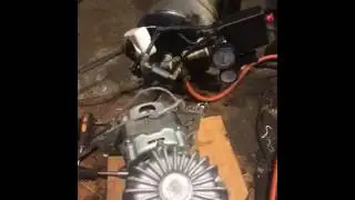 мембранный компрессор и рессивер для горелки