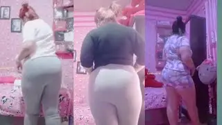 body gendut pamer bokong gede