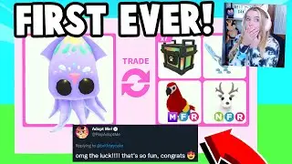 I Traded The *FIRST* RGB SQUID in Adopt Me!