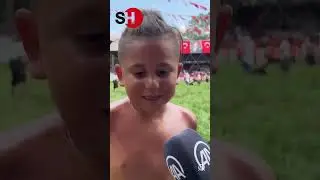 MİNİK PEHLİVANIN ER MEYDANINDA HEYECANLI BEKLEYİŞİ!