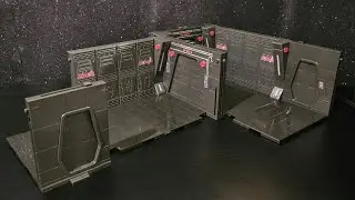2 X Moff Gideon's Imperial Light Cruiser Hallway Sets.  Star Wars The Vintage Collection