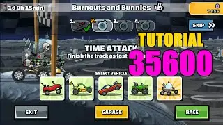 😉👌🔥 35600 Tutorial (Burnouts And Bunnies) - Hill Climb Racing 2