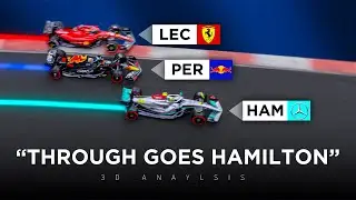 Through goes HAMILTON! - Silverstone 2022 Battle | 3D Analysis