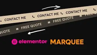 Build a Double-Layer Marquee in Elementor Free!