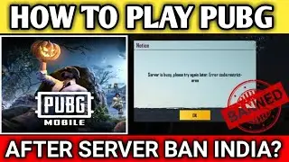 How to play Pubg after server ban in india? क्या करें।pubg kaise khele pubg ban||Vpn trick free uc