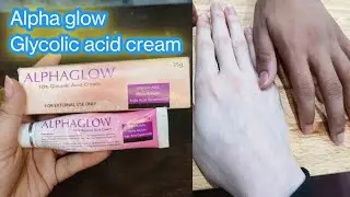 Alpha glow cream |Face brightening cream |glycolic acid cream 10% /Kojic acid cream |Kozicare cream