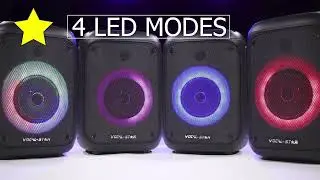 VS-275BT Vocal-Star Portable Karaoke Machine - Bluetooth, 2 Mics 60w Speaker Lights Effects Review