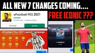 NEW 7 CHANGES COMING ON V 5.1.0 UPDATE OF PES 2021 MOBILE