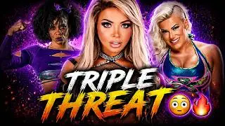 Taya Valkyrie vs La Rosa Negra vs Natalia Markova”