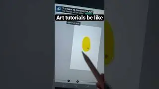 Art tutorials be like 🎨 