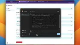 Powerdrill demo: LLM Chat Proxy with Dataset