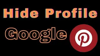How to hide pinterest profile from search engines?