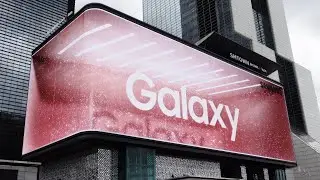 Galaxy Unpack Teaser@COEX Samsung LED Signage