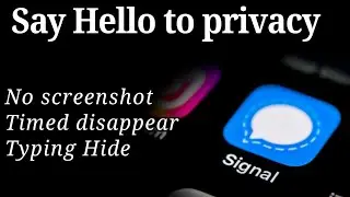 Signal app how to use | features | set up profile