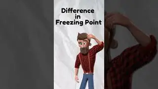 How to Calculate the Freezing Point Depression, the equation and the explanation #shorts