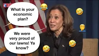 Kamala trainwreck interview not answering the question