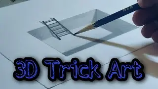 Easy 3D Ladder Drawing Illusions to Test Your Brain! / how to draw 3D illusion 3D drawing / ስነ-ጥበብ