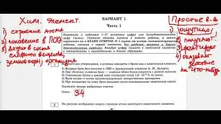 задание 1 ОГЭ химия 2024
