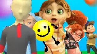 Classic Caillou misbehaves on the way to watch JingleKids Balls Movie and gets grounded
