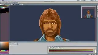 Pixel Challenge 366 - Day 35 - Chuck Norris