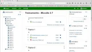 Inserir um recurso URL em um curso no Moodle