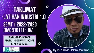 TAKLIMAT LATIHAN INDUSTRI 1.0 SEMT 1 2022/2023