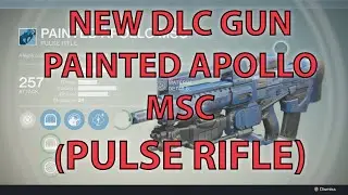 Destiny - DLC Pulse Rifle ( PAINTED APOLLO MSC) Review + Gameplay