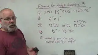 Carpentry answers #1