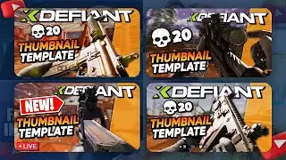 XDEFIANT THUMBNAIL TEMPLATE V3!! PSD!!!