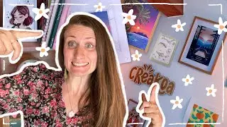 🌼 [Vlog #6] Je redécore mon atelier en printemps grâce à 8 artistes !