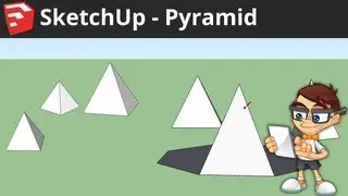 SketchUp: Pyramid with Square Triangle and Octagon