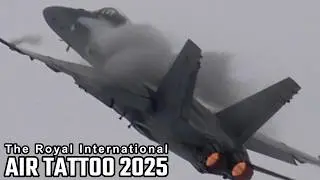 RIAT 2025 F/A-18C Finnish Air Force The Royal International Air Tattoo