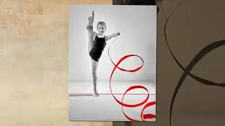 Sport photo session.   Rhythmic gymnastic photography by Fotoeyeq