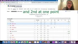 5th in Codeforces Round 744 - Facecam + Commentary + Solutions
