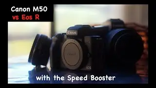 Canon M50 with Speed Booster and 50mm 1.8 vs Canon EOS R