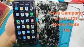 Cara Gampang Ganti LCD RedmiNote10s Tutorial Bongkar RedmiNote10