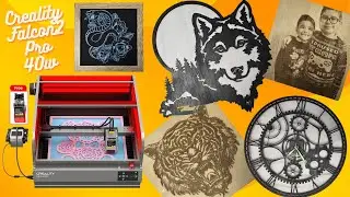 Ultimate Laser Engraver & Cutter! Creality Falcon2 Pro 40W Review & Demo