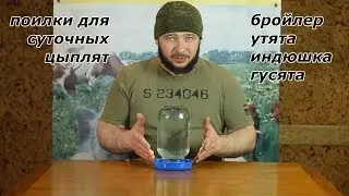 Поилка под банку для суточных цыплят,индюшат,гусят и утят