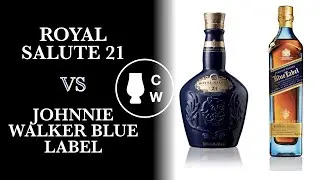 Royal Salute 21 vs. JW Blue Label. Comparison. Cata.