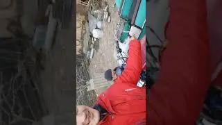 Покупка бокового прицепа коляски мотоцикл ИЖ  установка на эндуро видео первое 1