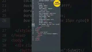 Submit Button Using HTML & CSS #shorts #shortsfeed #amittutorial