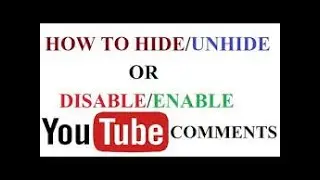 How To Allow or Disable Comments On Youtube Videos & Hide All Bad Words Comments In Your Channel