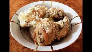Куриные бедрышки с чесночно-уксусной заправкой. Съедаются моментально!