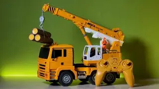 Автокран на радиоуправлении MOKA со звуковыми и световыми эффектами TONGDE